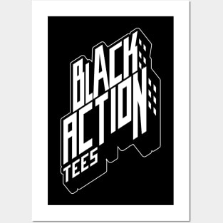 Black Action Tees-Beat Street Logo Posters and Art